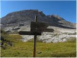 Rifugio Pederü - Sasso delle Dieci / Zehnerspitze